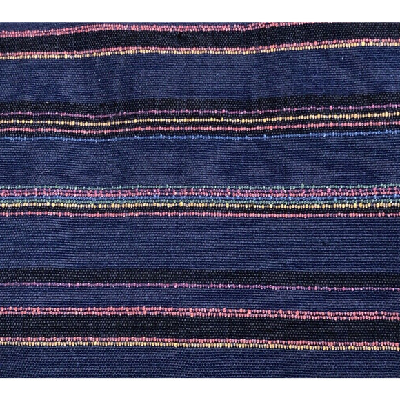 VTG CABELA'S Jacket Women's 2XL XXL Blue Stripe Woven Zip Pockets Lined Cotton - Picture 15 of 15